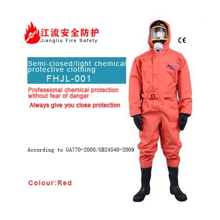 Fire protective clothing/semi-enclosed protective clothing