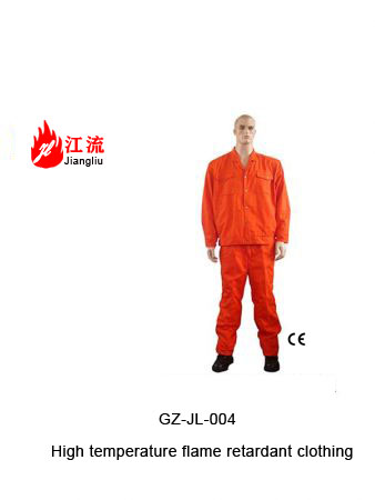 High temperature flame retardant clothing