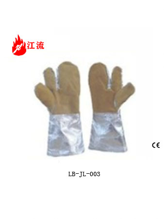 Aluminum box heat protective gloves